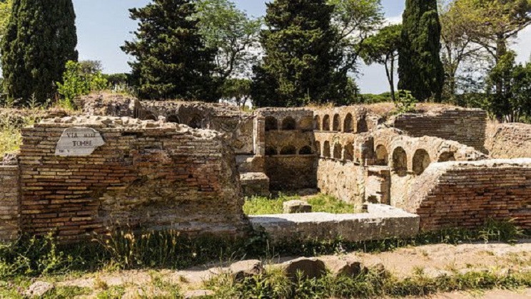 Italy: Satanic symbols carved into ruins at Ostia Antica
