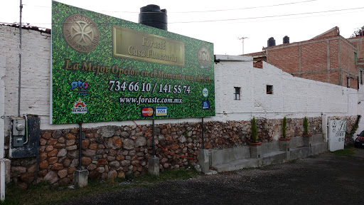 Forasté Casa Funeraria, Carretera Guanajuato a Silao Kilómetro 5.5, Marfil, 36250 Guanajuato, Gto., México, Funeraria | GTO