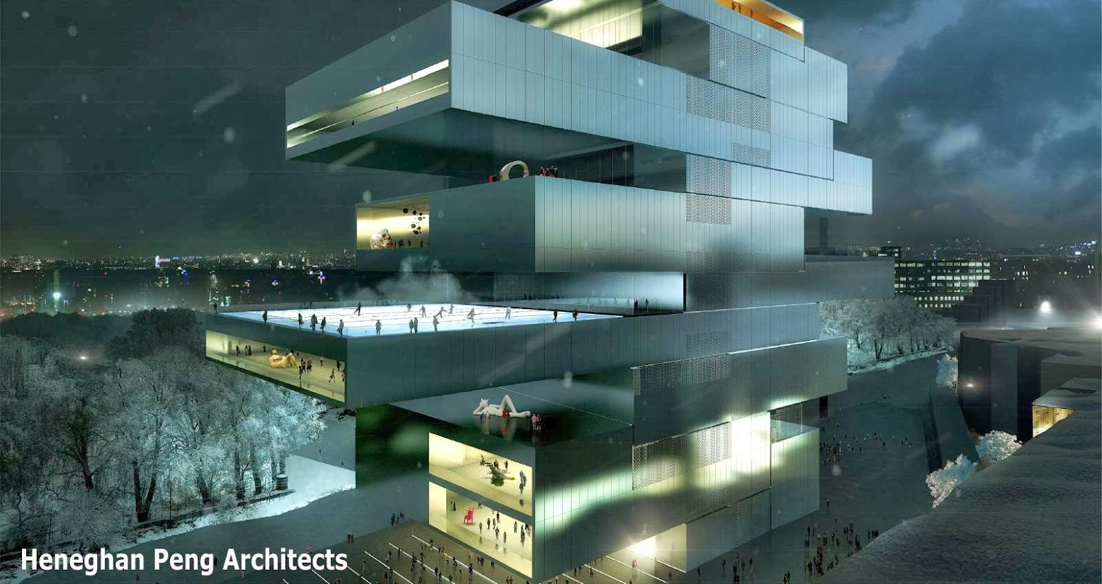 Finalists for competition the New National Center for