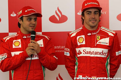 Фелипе Масса и Фернандо Алонсо на Гран-при Китая 2012