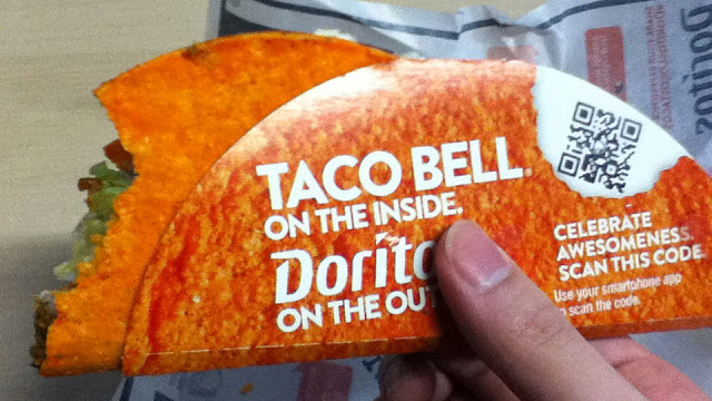 Taco Bell on the inside, Doritos on the outside