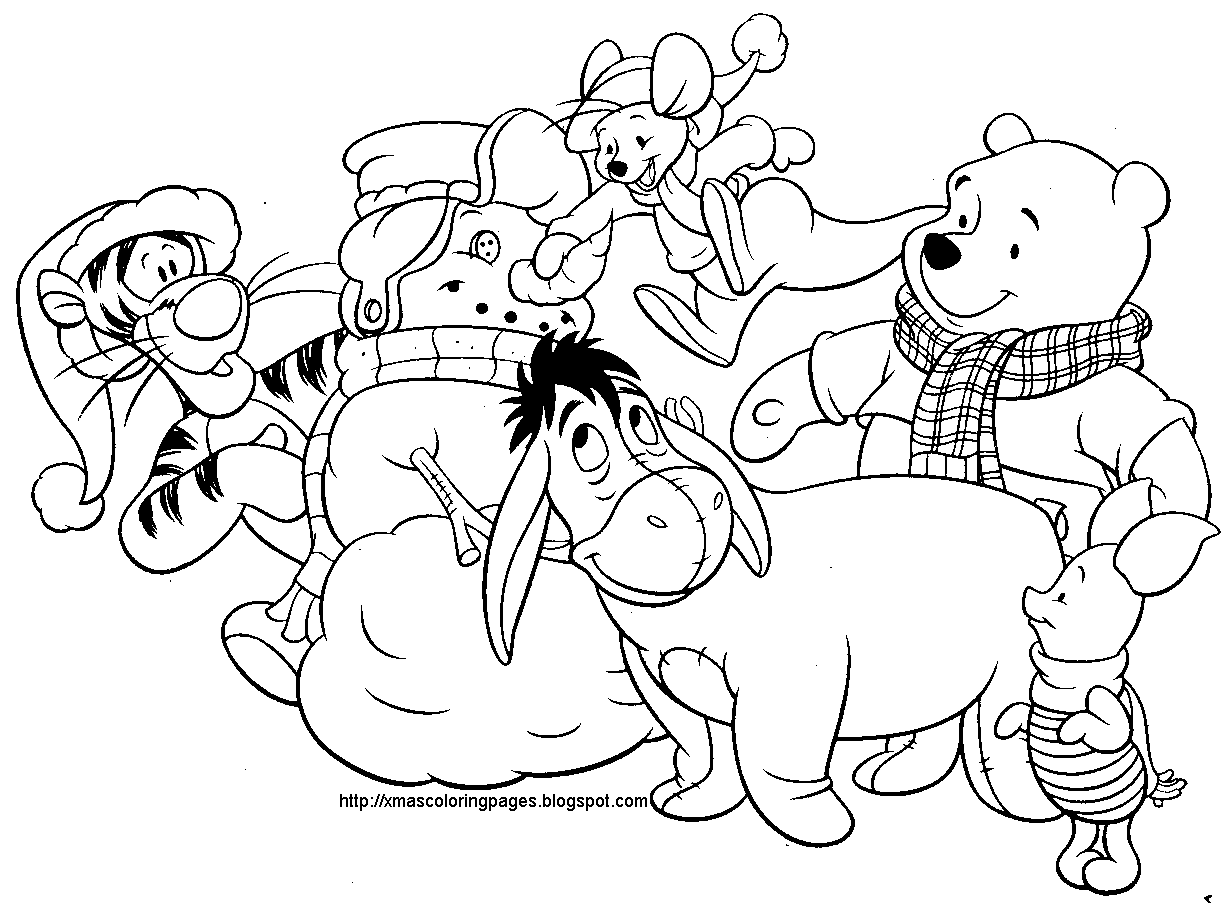 Christmas Coloring Pages DLTK's Holiday Crafts for Kids - christmas coloring pages printables