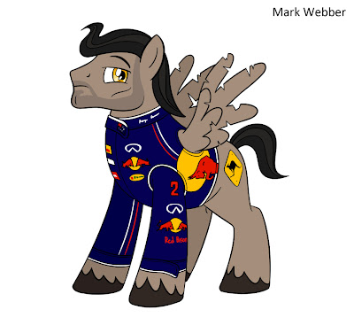 пони Марк Уэббер Red Bull My Little Pony
