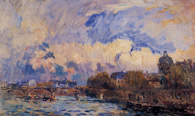 Albert Lebourg - Paris, the Seine at Pont des Arts and the Institute