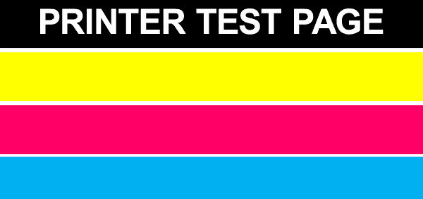 epson 6 color printer test page
