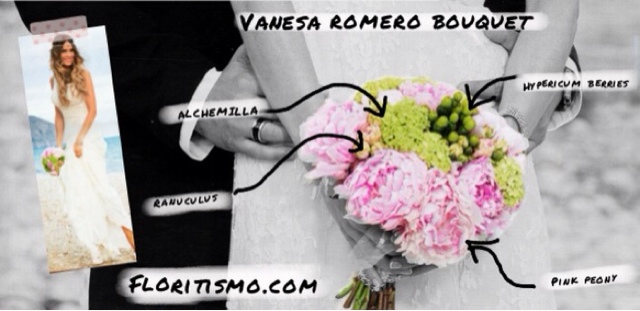 El ramo de Vanesa Romero