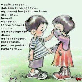 gambar kata mohon maaf