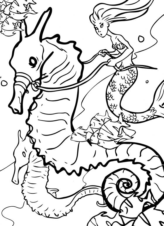Little Mermaid coloring pages Free printable coloring