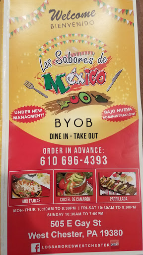 Mexican Restaurant «Flavours of Mexico Restaurant», reviews and photos, 503 E Gay St, West Chester, PA 19380, USA