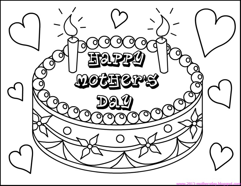 Mother's Day Coloring Pages Ministry-To-Children