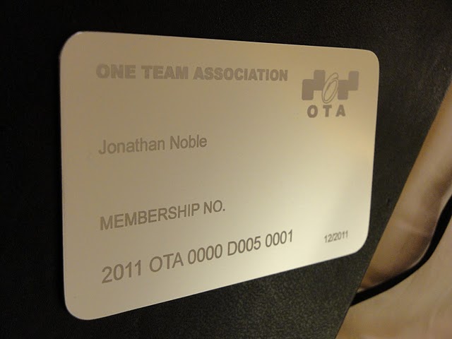 личная карта участника Jonathan Noble One Team Association