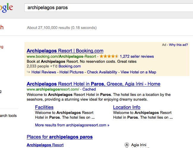 Nelios.com Hotel Adwords Case Nelios.com Hotel Adwords Case