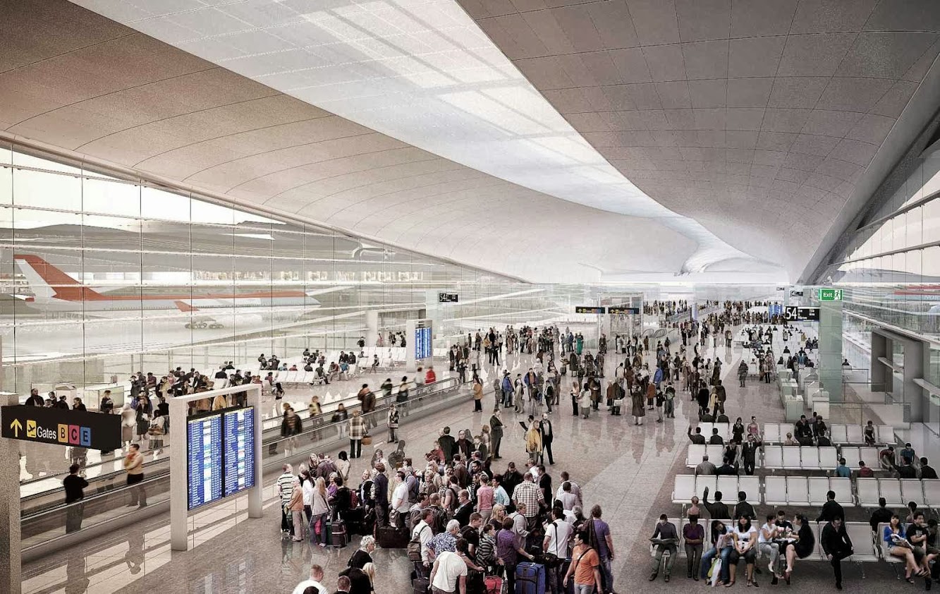 Qingdao New Airport by Ricardo Bofill Taller de