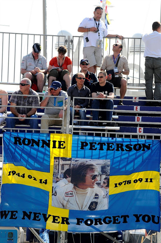 болельщики Ронни Петерсона на Гран-при Монако 2012