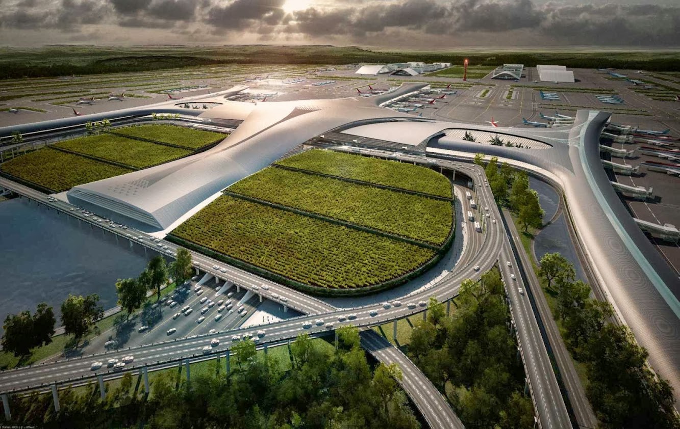 Qingdao New Airport by Ricardo Bofill Taller de