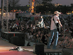 Now that's a cool crowd to help a guy in a wheelchair get a better view