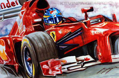 Фернандо Алонсо Ferrari F2012 by Kevin Paige