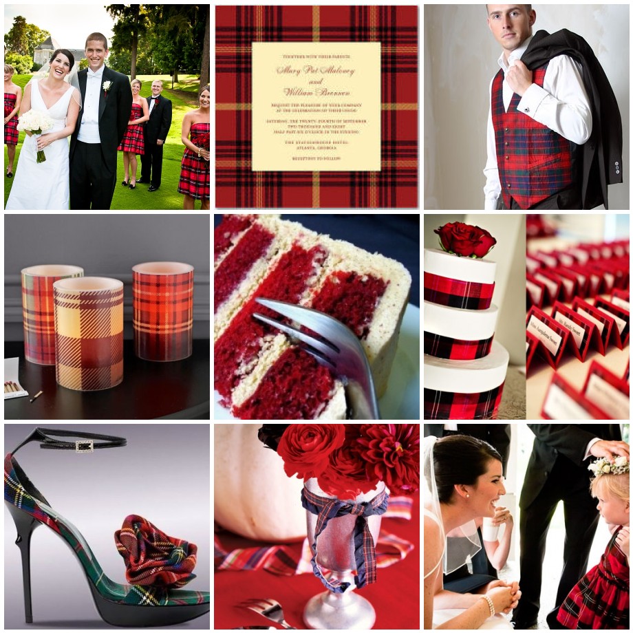 Black and Red Weddings