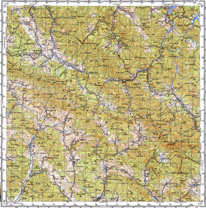 Уменьшенное изображение Карта 100k--m34-105--(1977)