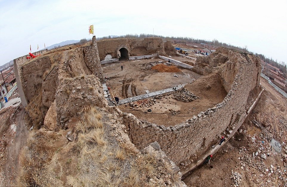 Military castle of Ming Dynasty under restoration in Hebei Province Military castle of Ming Dynasty under restoration in Hebei Province