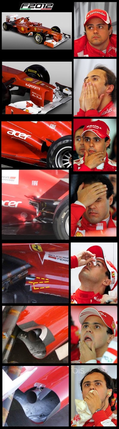 реакция Фелипе Массы на новый болид Ferrari F2012