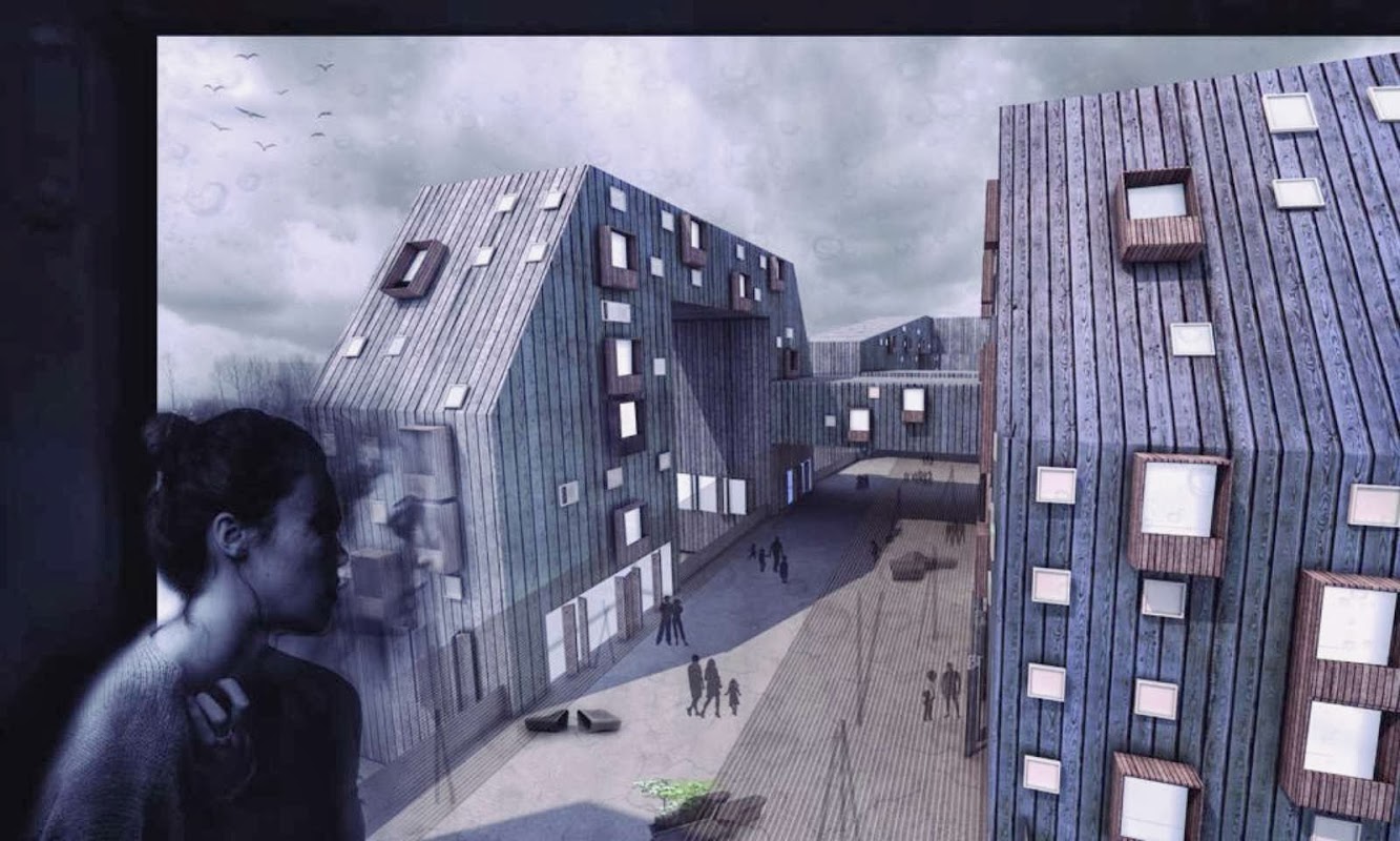 Kupio bridge development by Ooiio Architecture