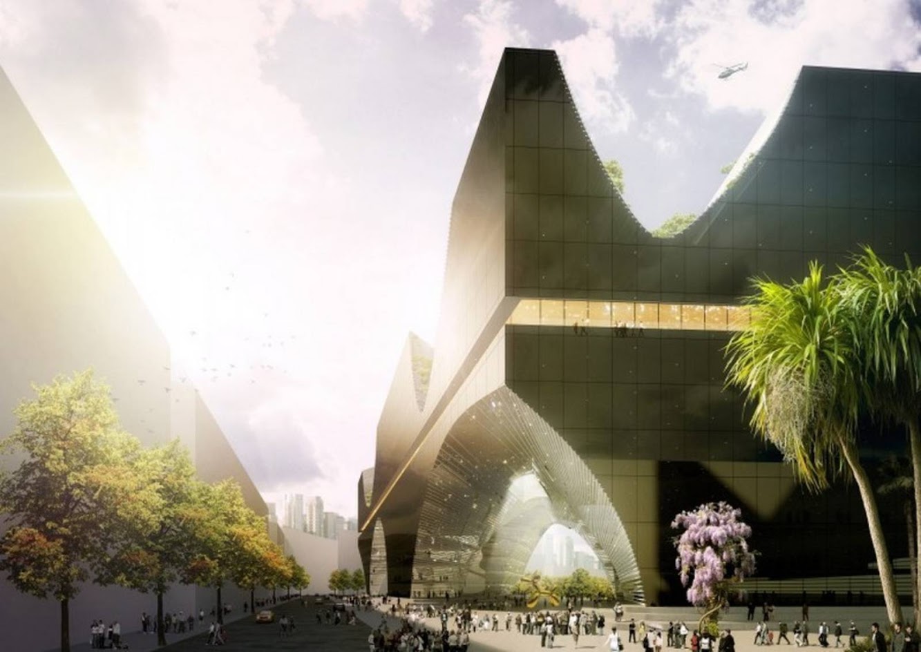 Taichung City Cultural Center Entry by AllesWirdGut Architektur