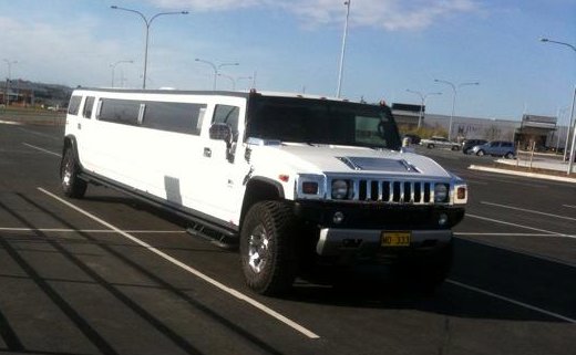 stretched hummer at coscto