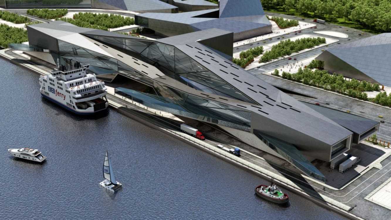 Passenger Service Center by Urban Office Architecture
