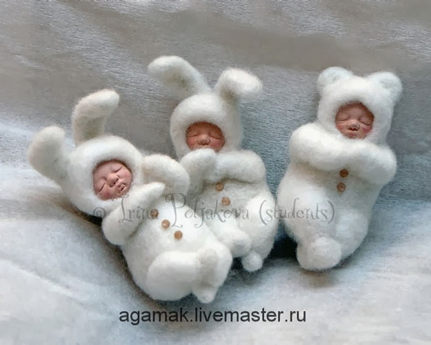 Ватная игрушка мастер класс