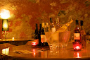 Pasta Cosy Cave with Bottles, Student French Wine Tasting (September 2011, WineInProvence)
