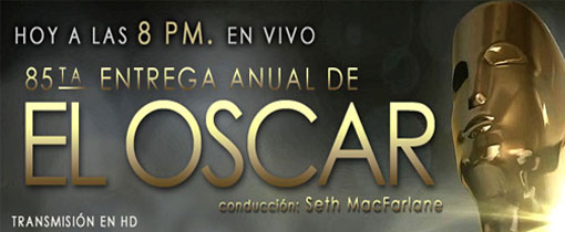 Entrega de Premios Óscar 2013 en Vivo - Academy Awards