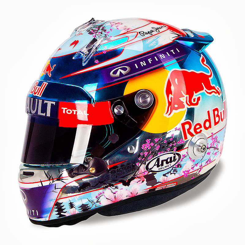 шлем Себастьяна Феттеля для Гран-при Японии 2013