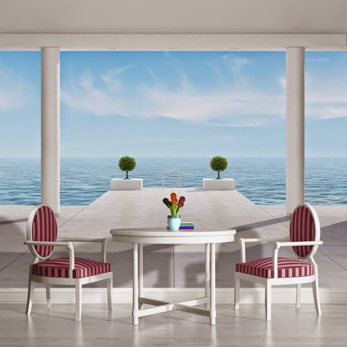 Karibik für zu hause: 40 unglaublich schöne fototapeten designs ...