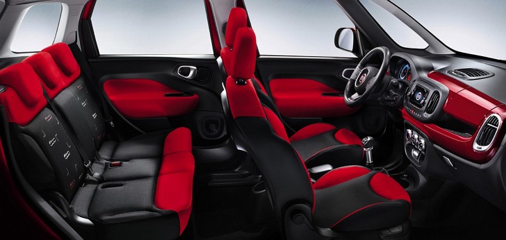 FIAT 500L, Interior Interior, Fiat 500