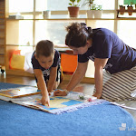 While younger students make maps from puzzle maps, older ones work with pin maps to learn more detailed geography--such as the names of mountain ranges, rivers and capitals.