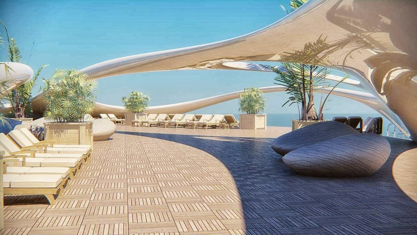 Sennkka Pier Lounge by Nuvist Architecture and Design
