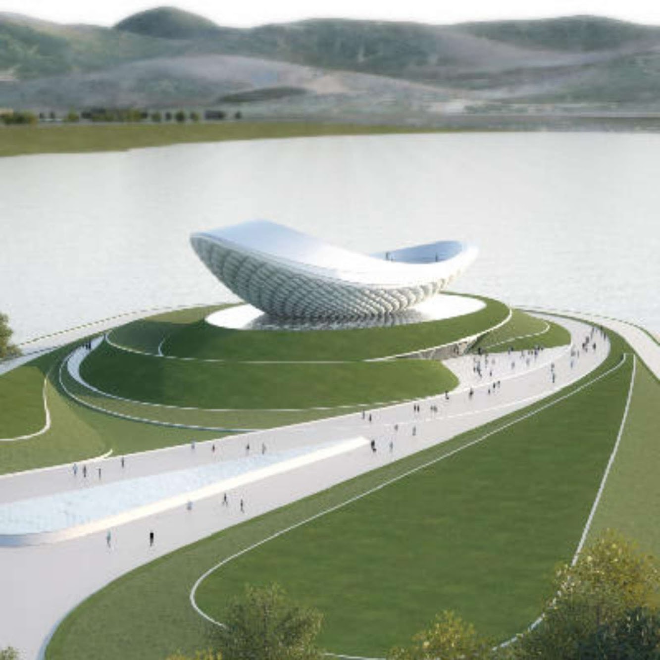 Arc Multimedia Theater by Asymptote Architecture