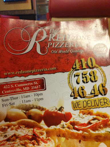 Pizza Restaurant «Red Zone Pizzeria», reviews and photos, 422 S Commerce St, Centreville, MD 21617, USA