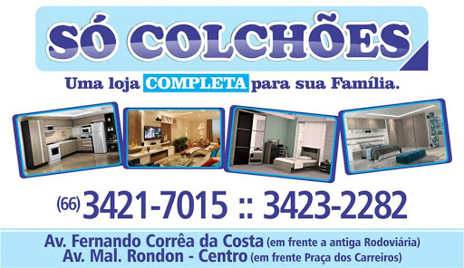 Loja Só Colchões, R. Fernando Corrêa da Costa, 772 - Centro, Rondonópolis - MT, 78700-100, Brasil, Loja_de_Bricolagem, estado Mato Grosso