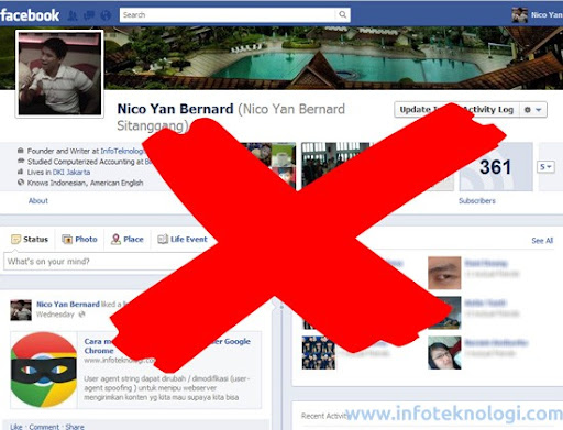 cara kembali ke profile lama facebook