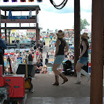 the band opening the festival has some dancing girls onstage