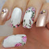 Rose Border Nail Art