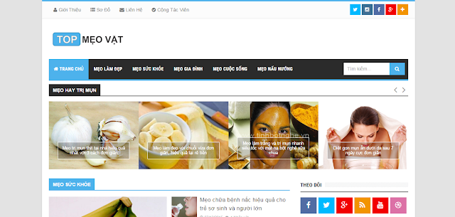 Template Blogspot tin tức, mẹo vặt chuẩn SEO Template Blogspot tin tức, mẹo vặt chuẩn SEO