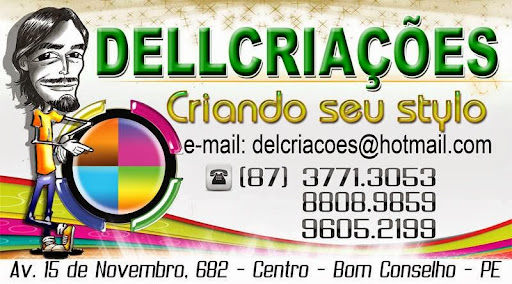 DELLCRIAÇÕES, PE-214, Bom Conselho - PE, 55330-000, Brasil, Designer_Grfico, estado Pernambuco