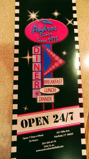 Diner «Andros Diner», reviews and photos, 651 Villa Ave, Fairfield, CT 06825, USA