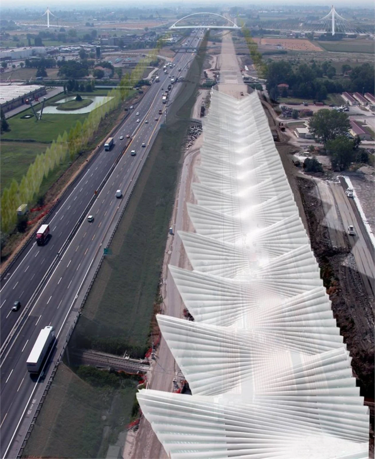 Mediopadana Station by Santiago Calatrava