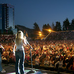 That's the casino behind the crowd