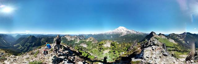 Pano from the summit of Plummer Peak