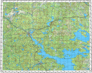 Thumbnail Map 100k--q36-097_098--(1990)